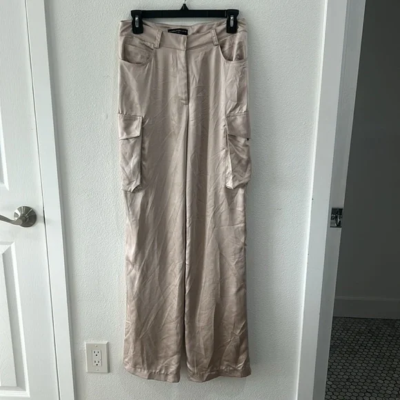 Generation Love Nate Satin Cargo Pants - Champagne - Picture 8 of 12